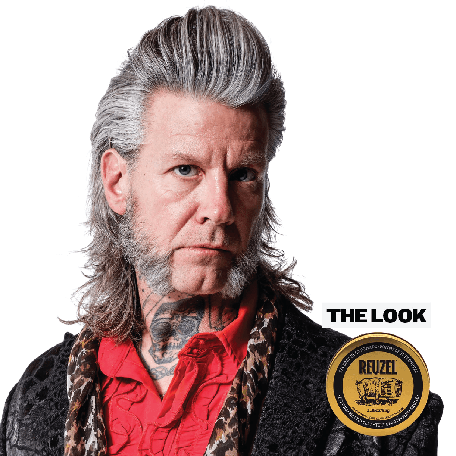 Reuzel Liquid Death Severed Head Clay Pomade 95.8g