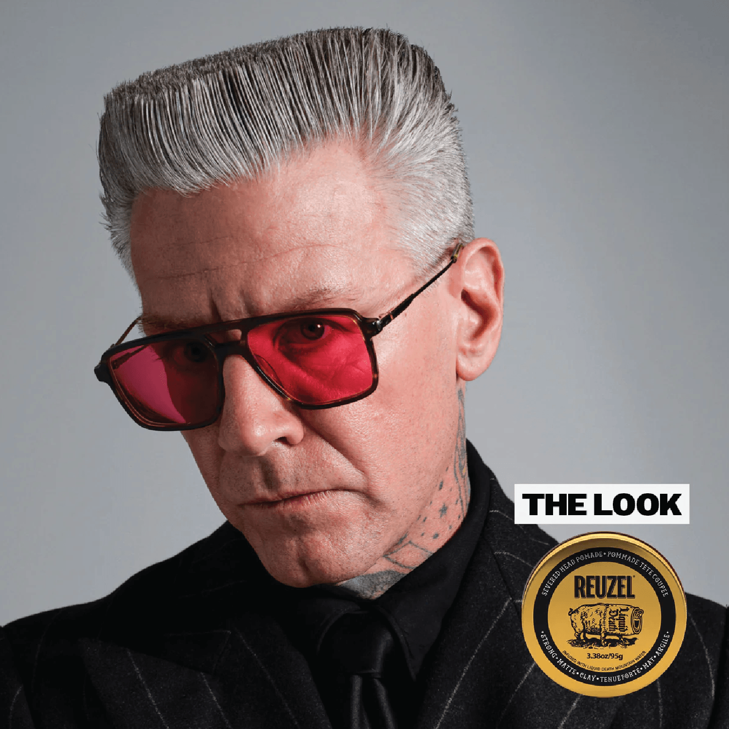 Reuzel Liquid Death Severed Head Clay Pomade 95.8g