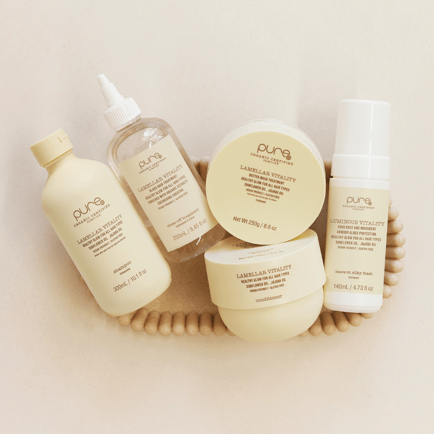 Pure Lamellar Vitality Luminous Leave-in Silk Foam 140ml