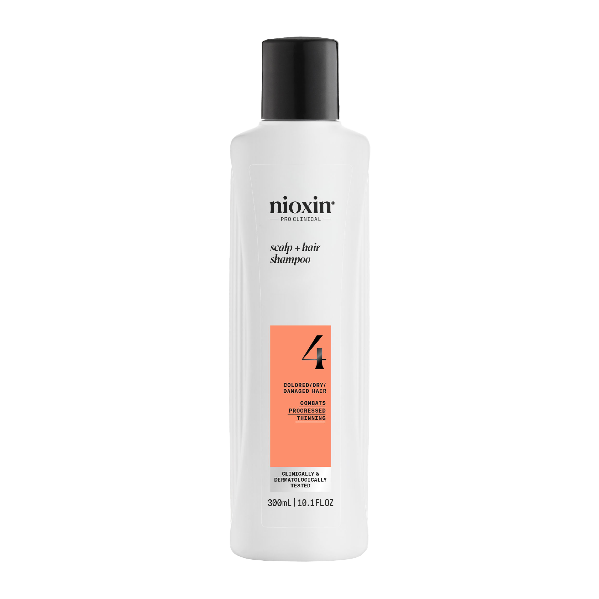 Nioxin System 4 Scalp + Hair Thickening Shampoo For Damaged Hair with Progressed Thinning 300ml