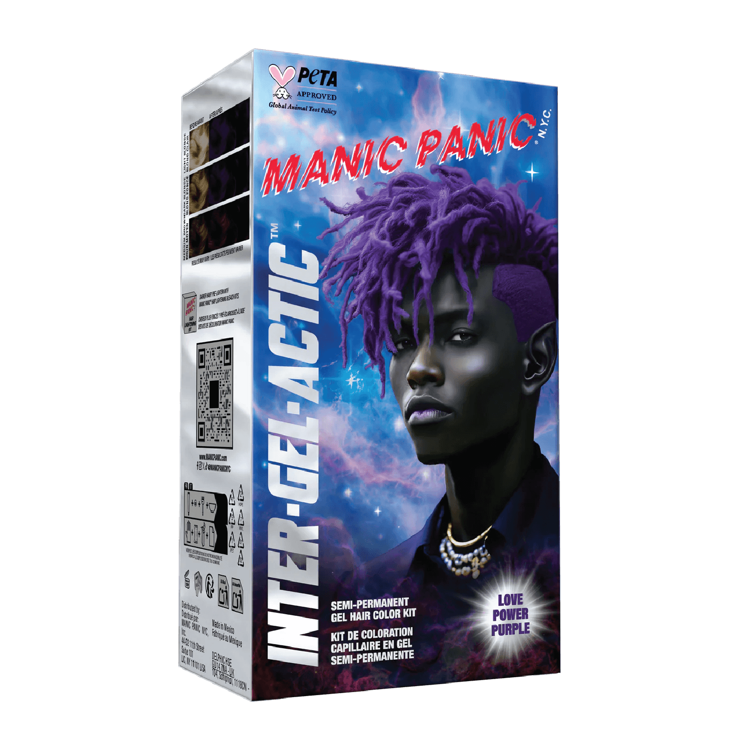 Manic Panic® Inter-GEL-actic™ Hair Color Kit - Love Power Purple™