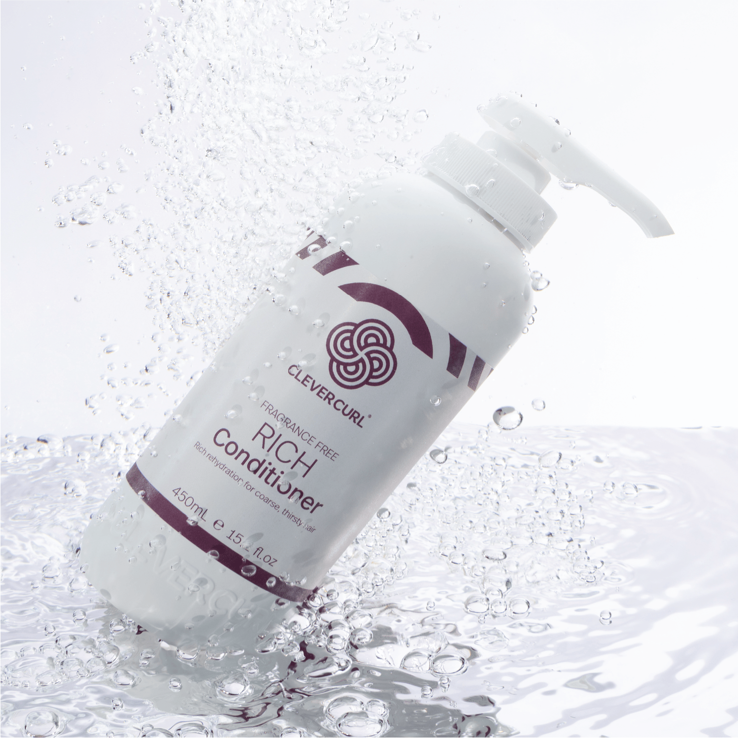 Clever Curl Fragrance Free Rich Conditioner 450ml