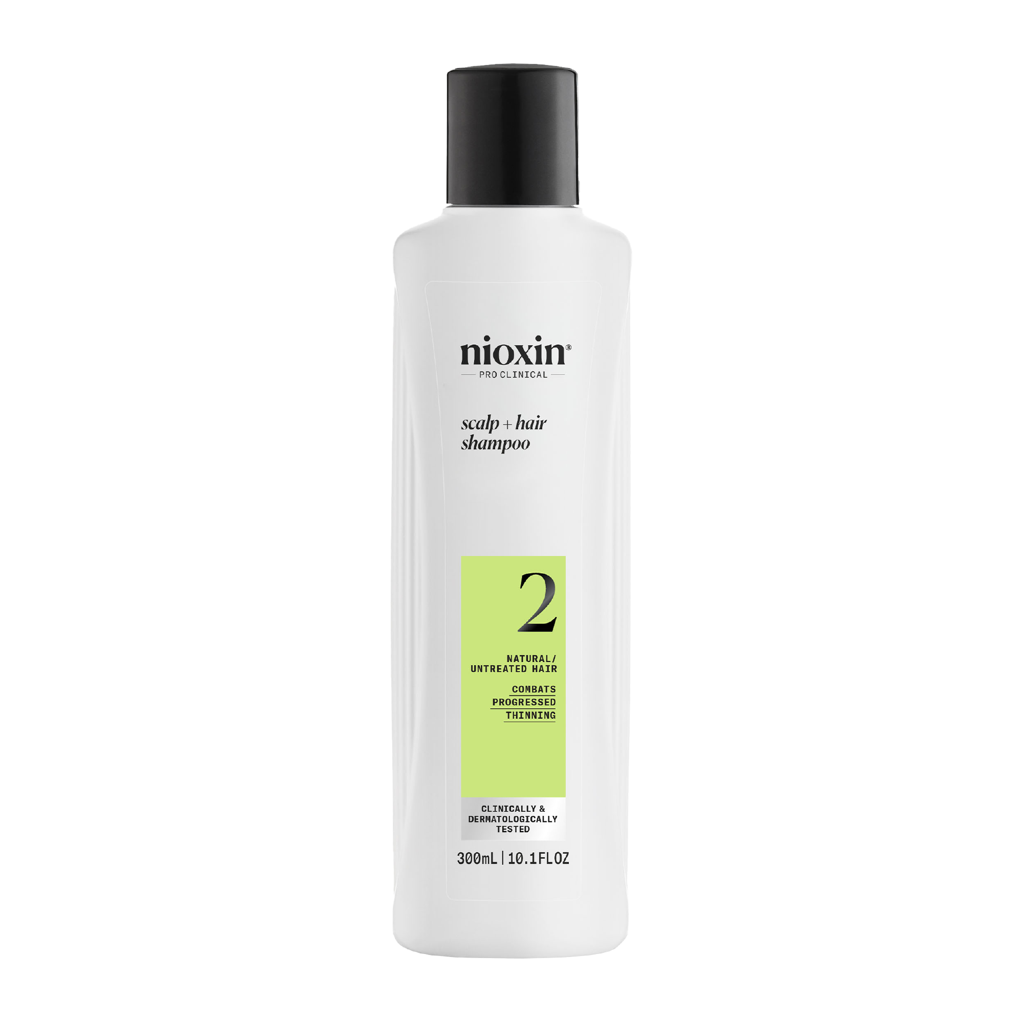 Nioxin System 2 Scalp + Hair Thickening Shampoo For Natural Hair with Progressed Thinning 300ml