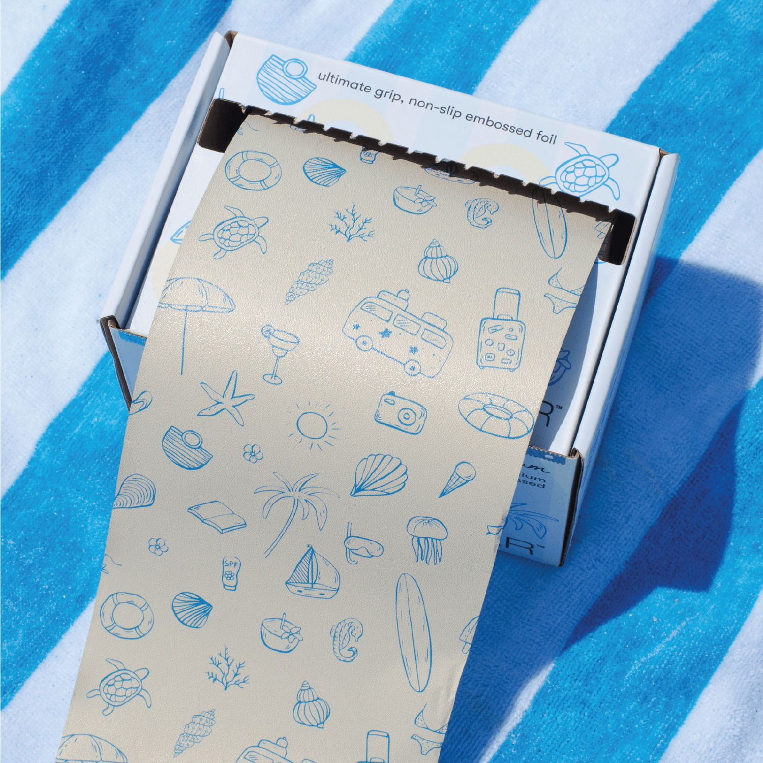 Framar Beach Bum Embossed Roll Med 320ft - Limited Edition