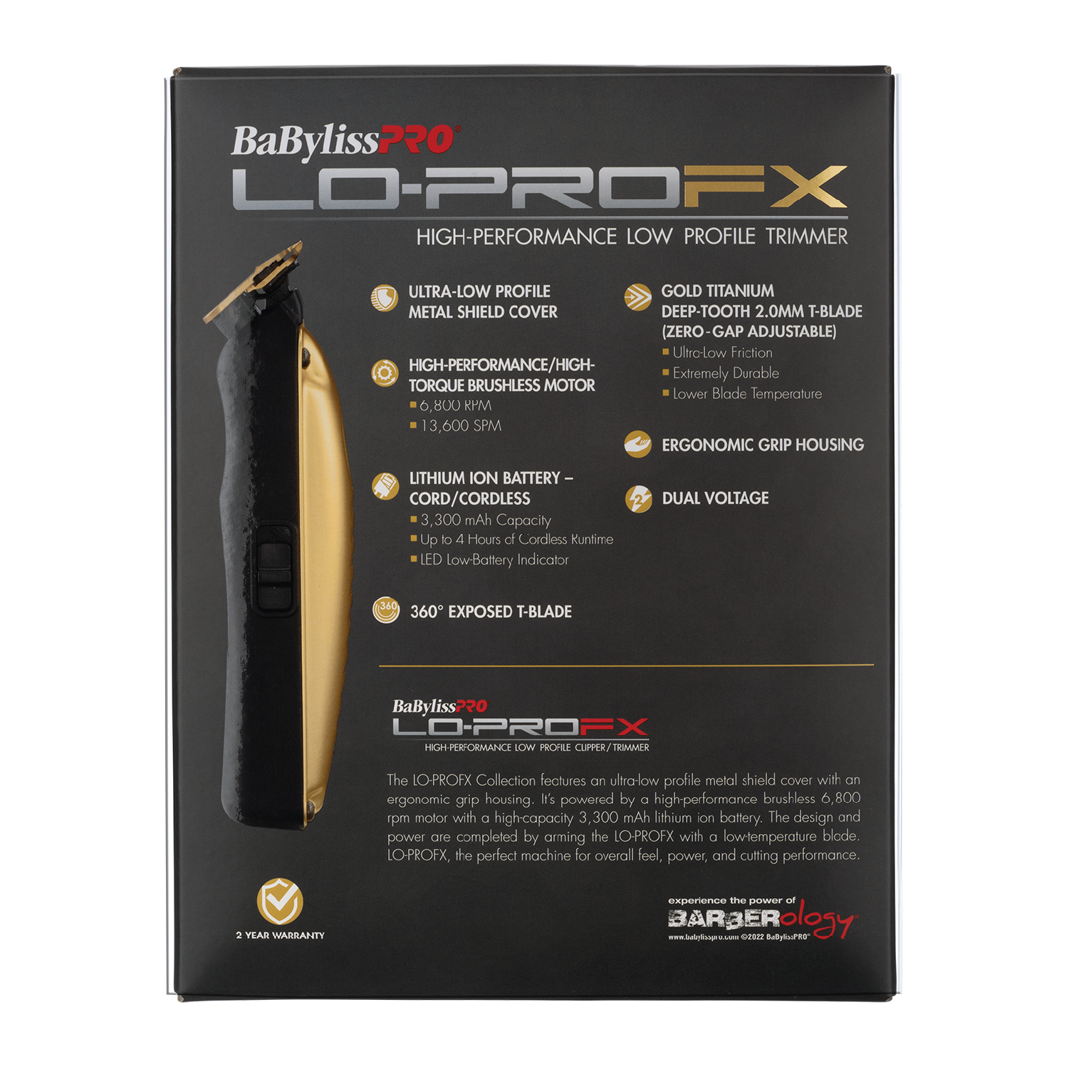 BaByliss PRO LoPROFX High Performance Low Profile Trimmer