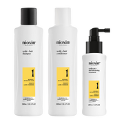 Nioxin Scalp + Hair Thickening System 1 Full Size Kit for Natural Hair with Light Thinning