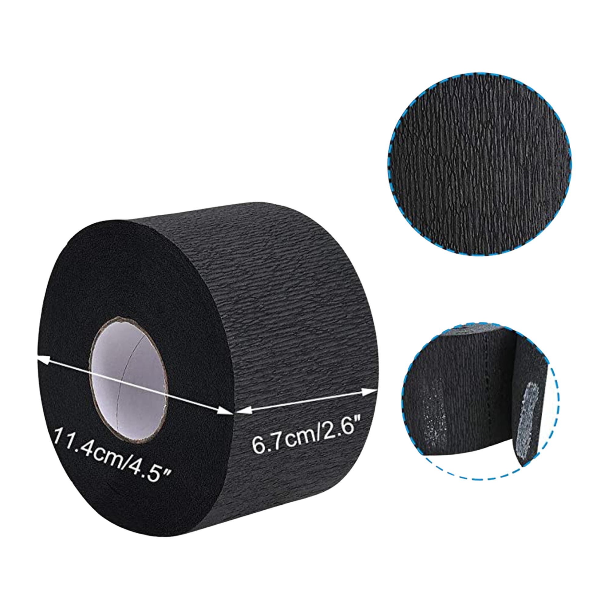 Neck Roll Black Pack of 5 x 100