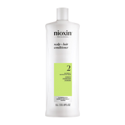 Nioxin System 2 Scalp + Hair Thickening Conditioner for Natural Hair with Progressed Thinning 1 Litre