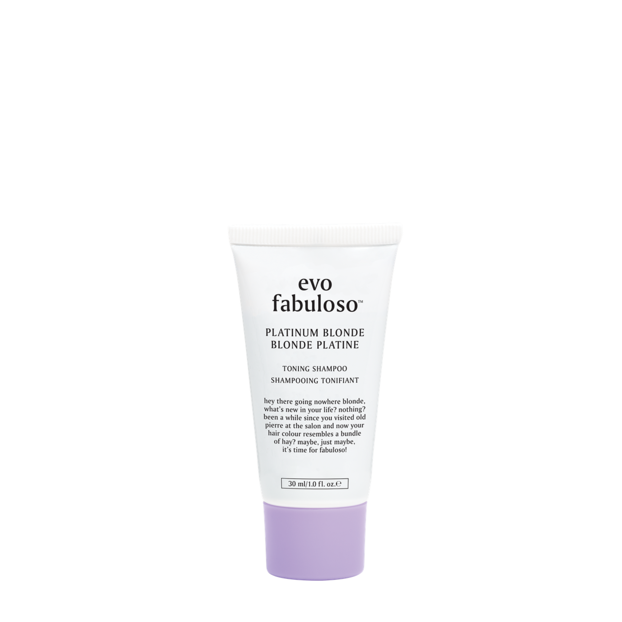 Evo FABULOSO Platinum Blonde Toning Shampoo 30ml