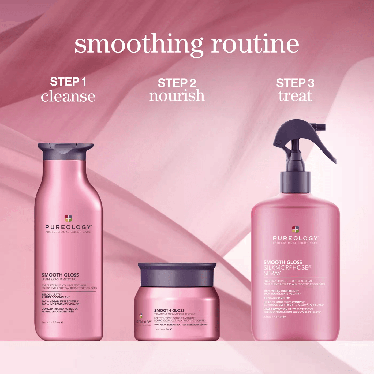 Pureology Smooth Gloss Shampoo 266ml