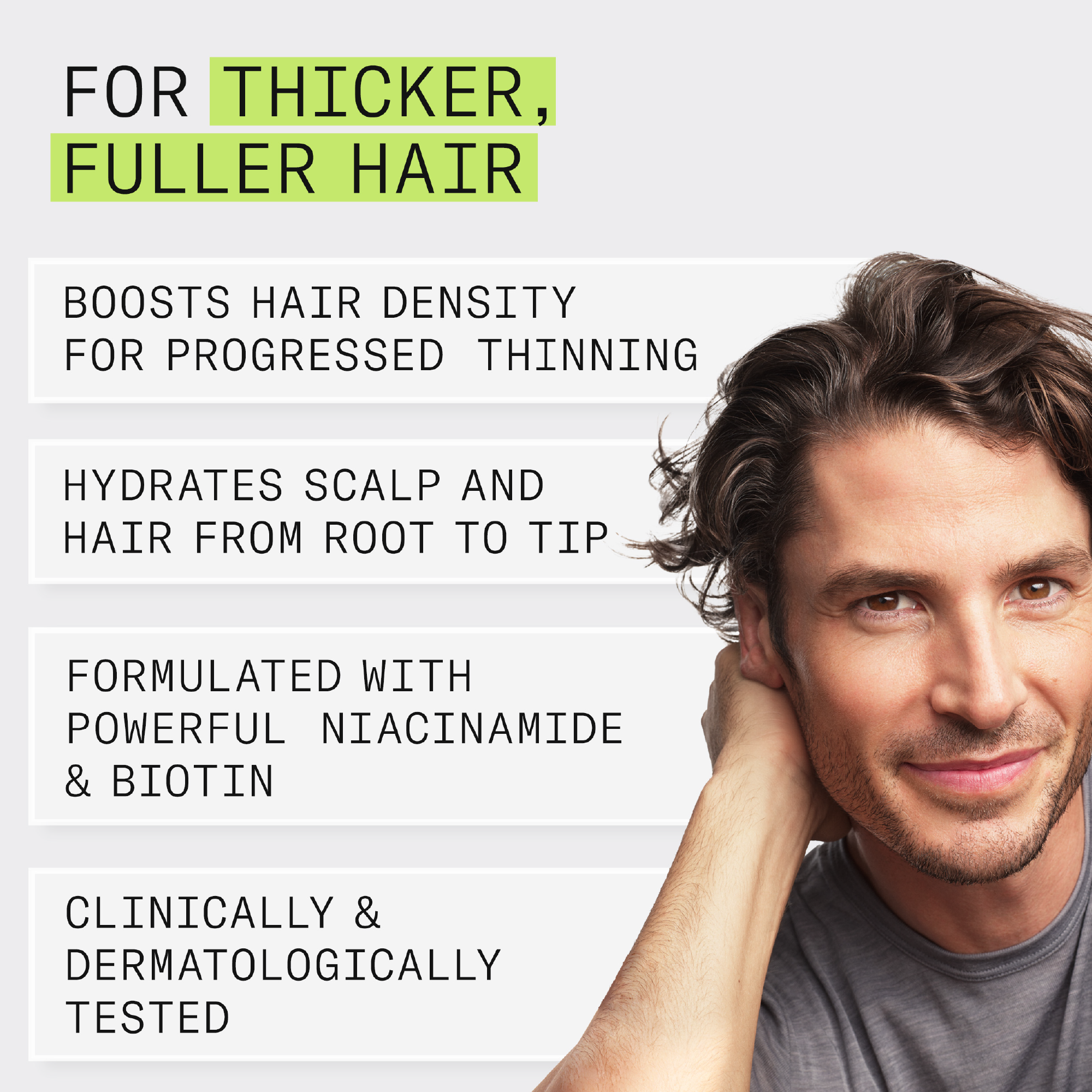 Nioxin System 2 Scalp + Hair Thickening Shampoo For Natural Hair with Progressed Thinning 1 Litre