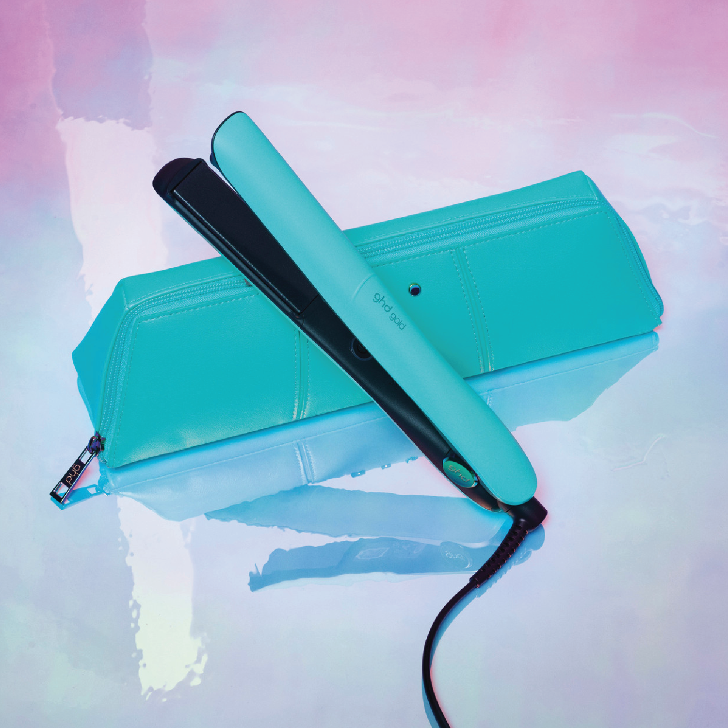 ghd Gold Professional Styler in Mystic Aqua