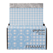 Framar Gingham Blue 5x11 Pop Ups 500 Sheets