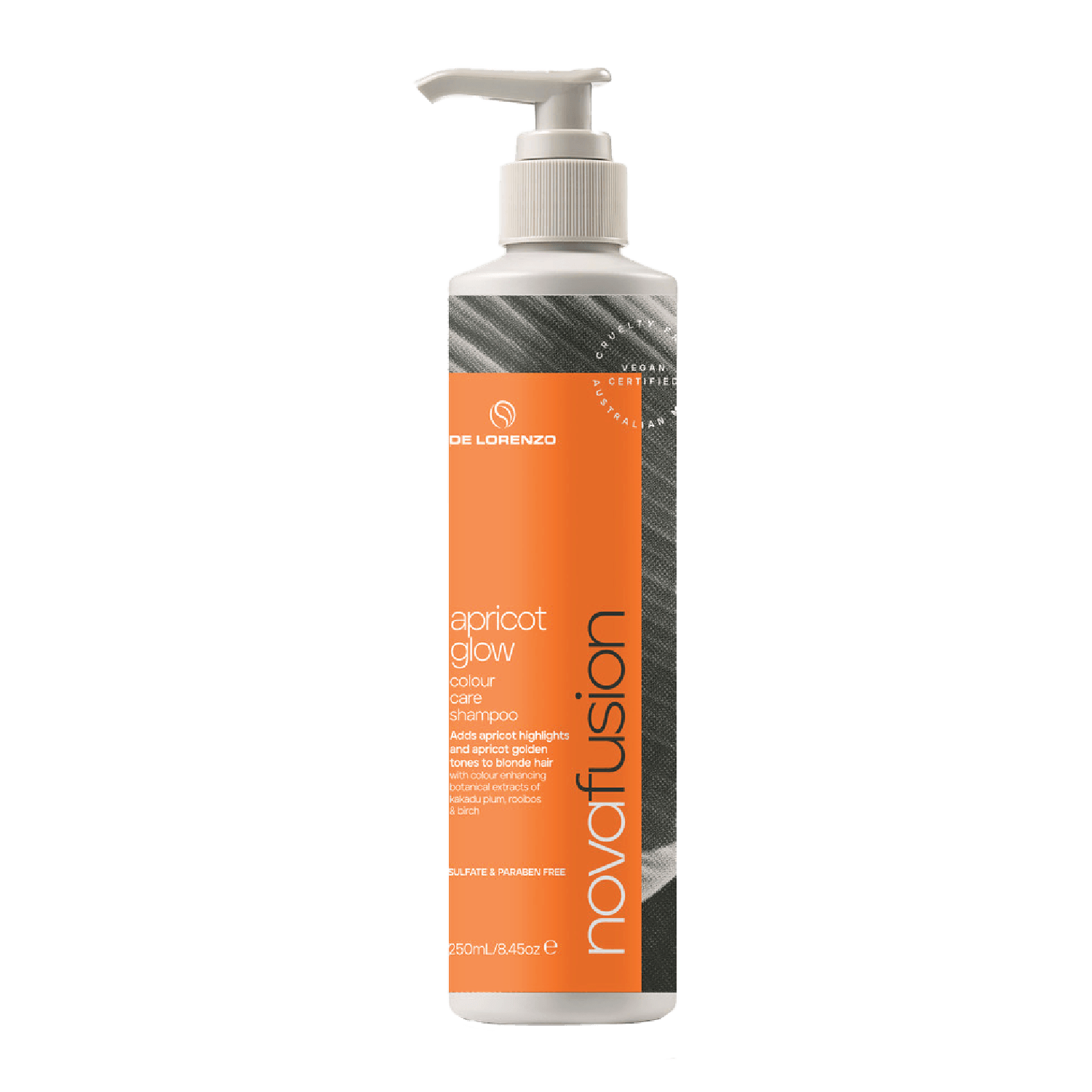 De Lorenzo Novafusion Apricot Glow Shampoo 200ml