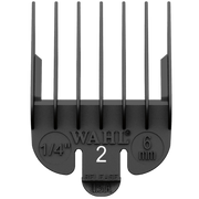 Wahl Black Plastic Tab Clipper Comb 6mm/#2