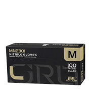JRL Black Nitrile Gloves 100 - Medium