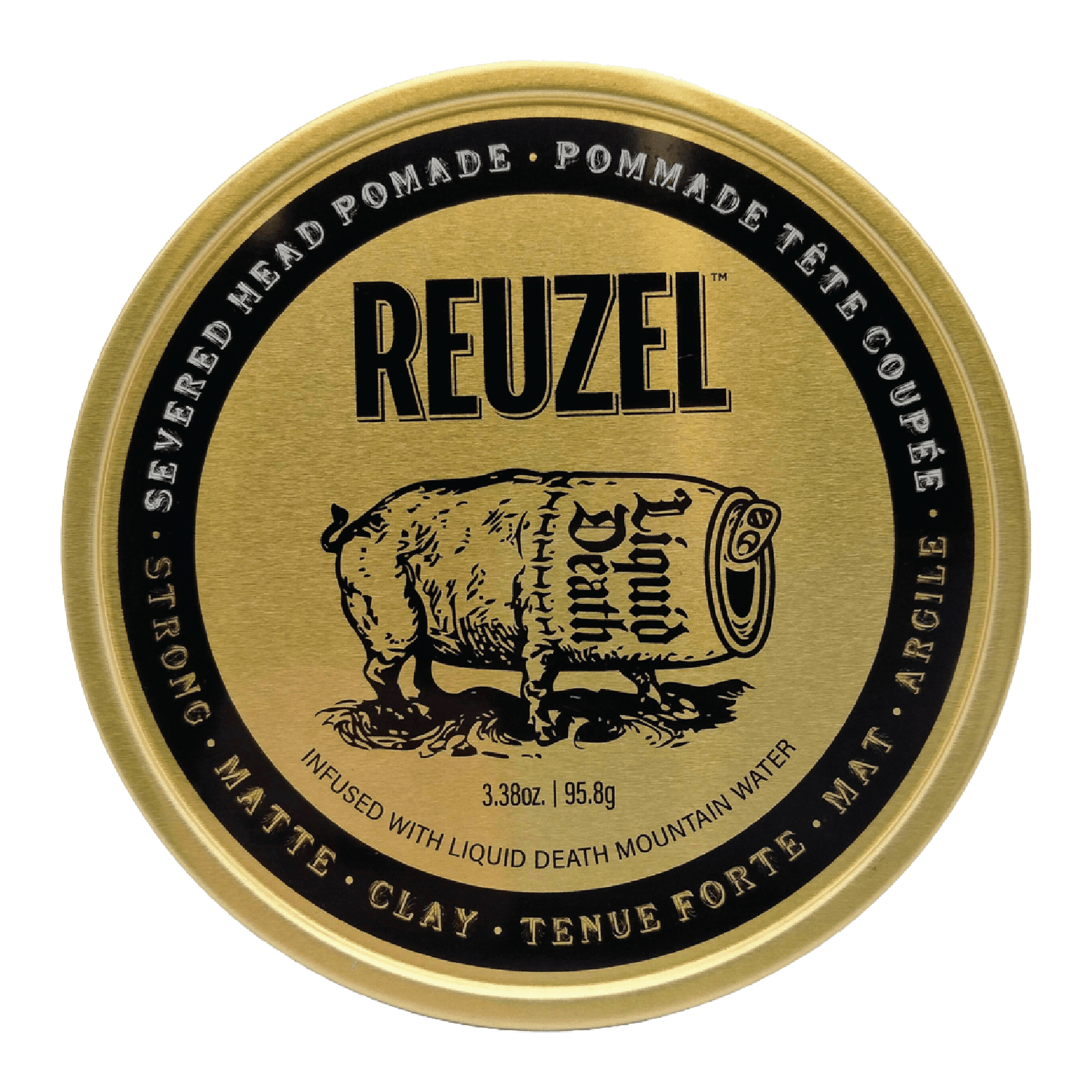 Reuzel Liquid Death Severed Head Clay Pomade 95.8g