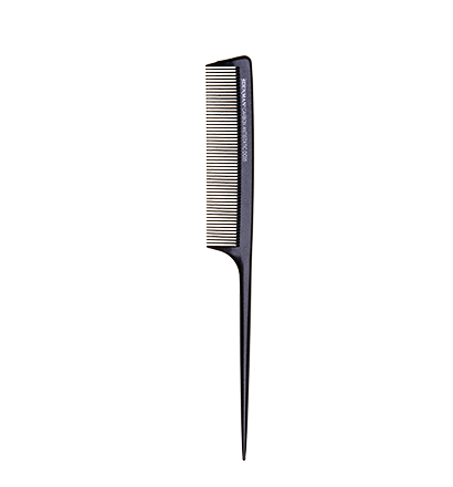 Denman DC05 Anti-Static Pin Tail Carbon Black Comb 216mm