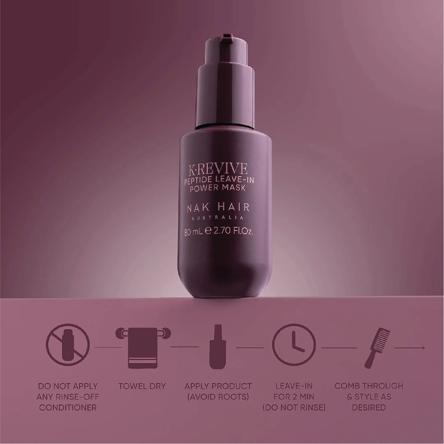 Nak K.REVIVE Peptide Leave-In Power Mask 80ml