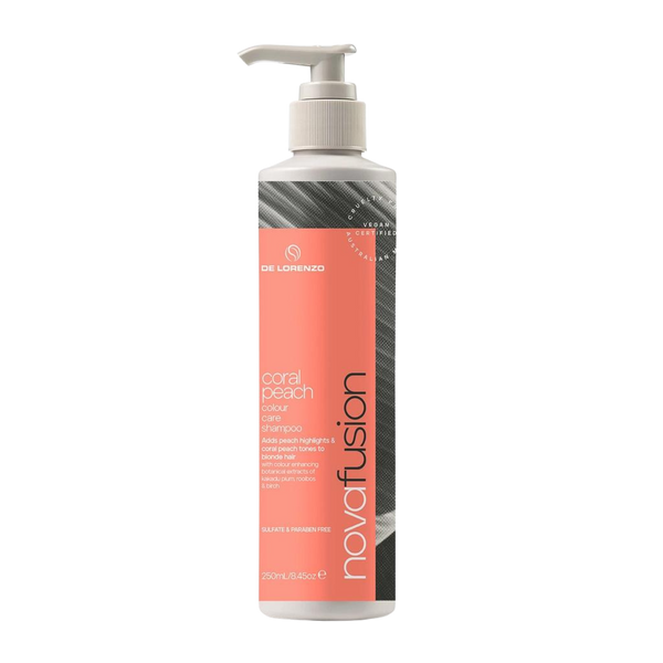De Lorenzo Novafusion Coral Peach Shampoo 250ml