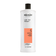 Nioxin System 4 Scalp + Hair Thickening Shampoo For Damaged Hair with Progressed Thinning 1 Litre