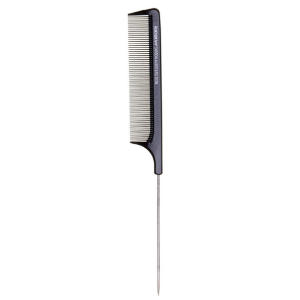 Denman Precision Black Pin Tail Metal Comb DPC1