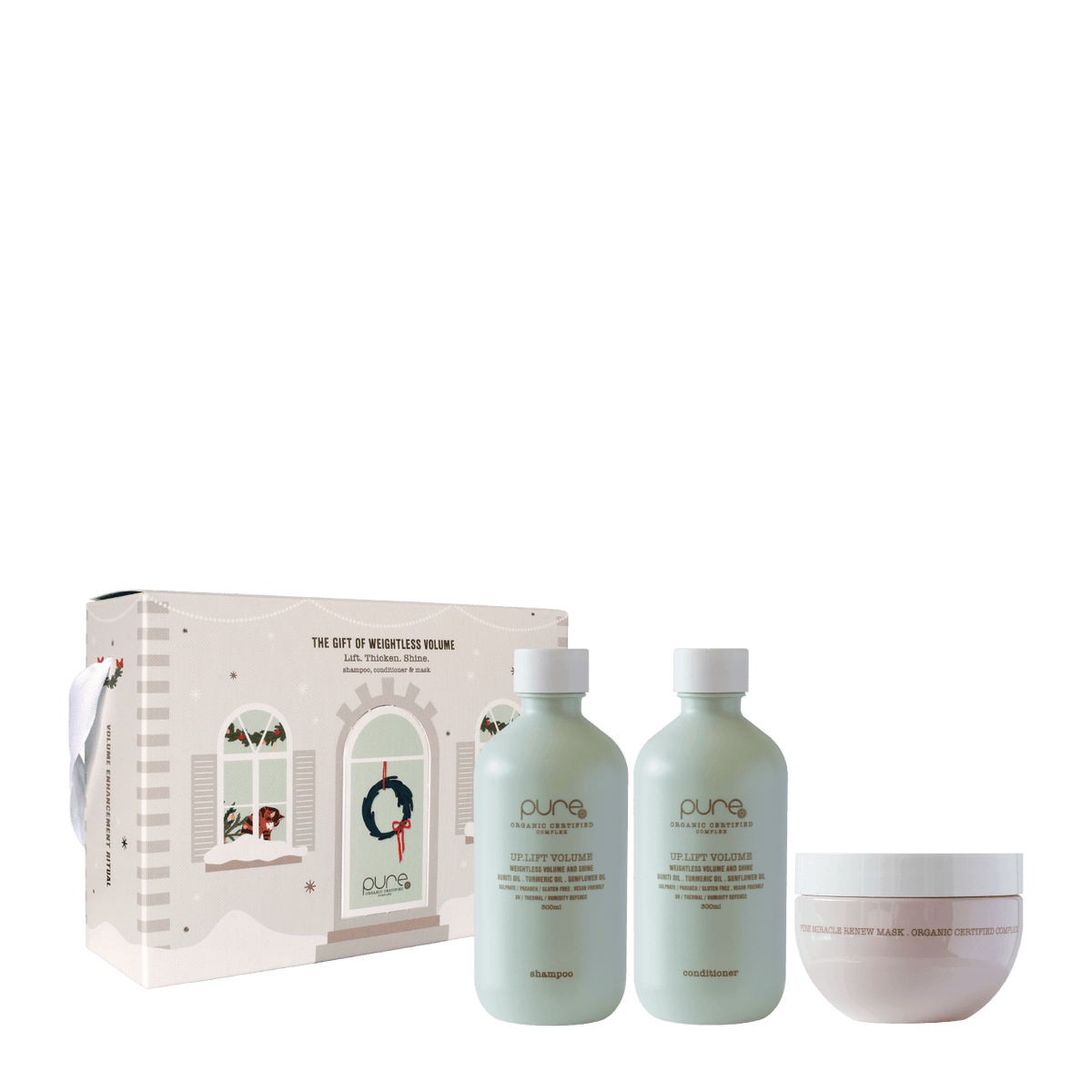 Pure Uplift Volume + Miracle Renew Mask Trio