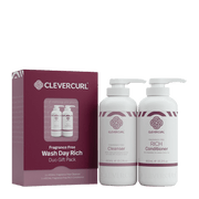 Clever Curl Fragrance Free Wash Day Rich Duo