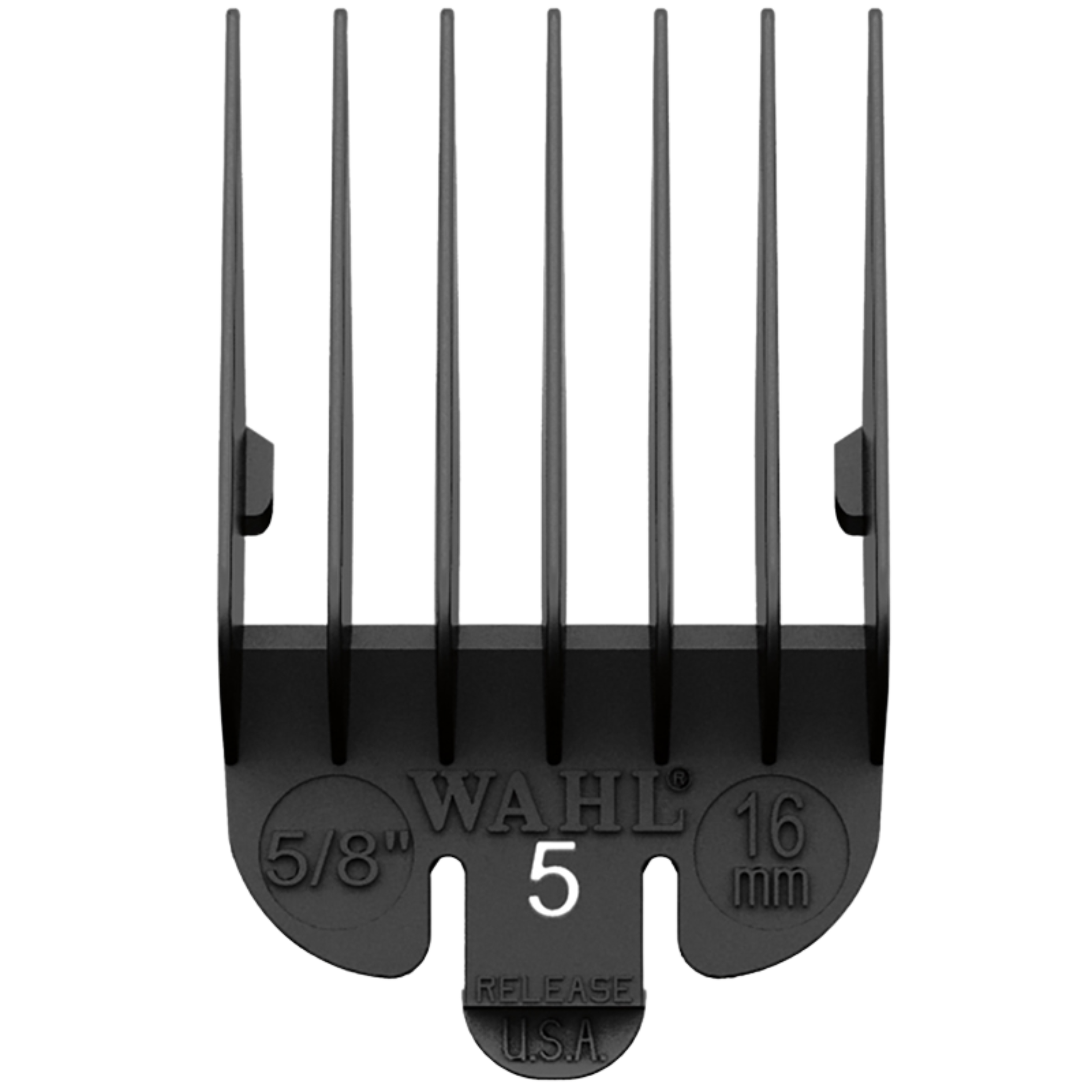 Wahl Black Plastic Tab Clipper Comb 16mm/#5