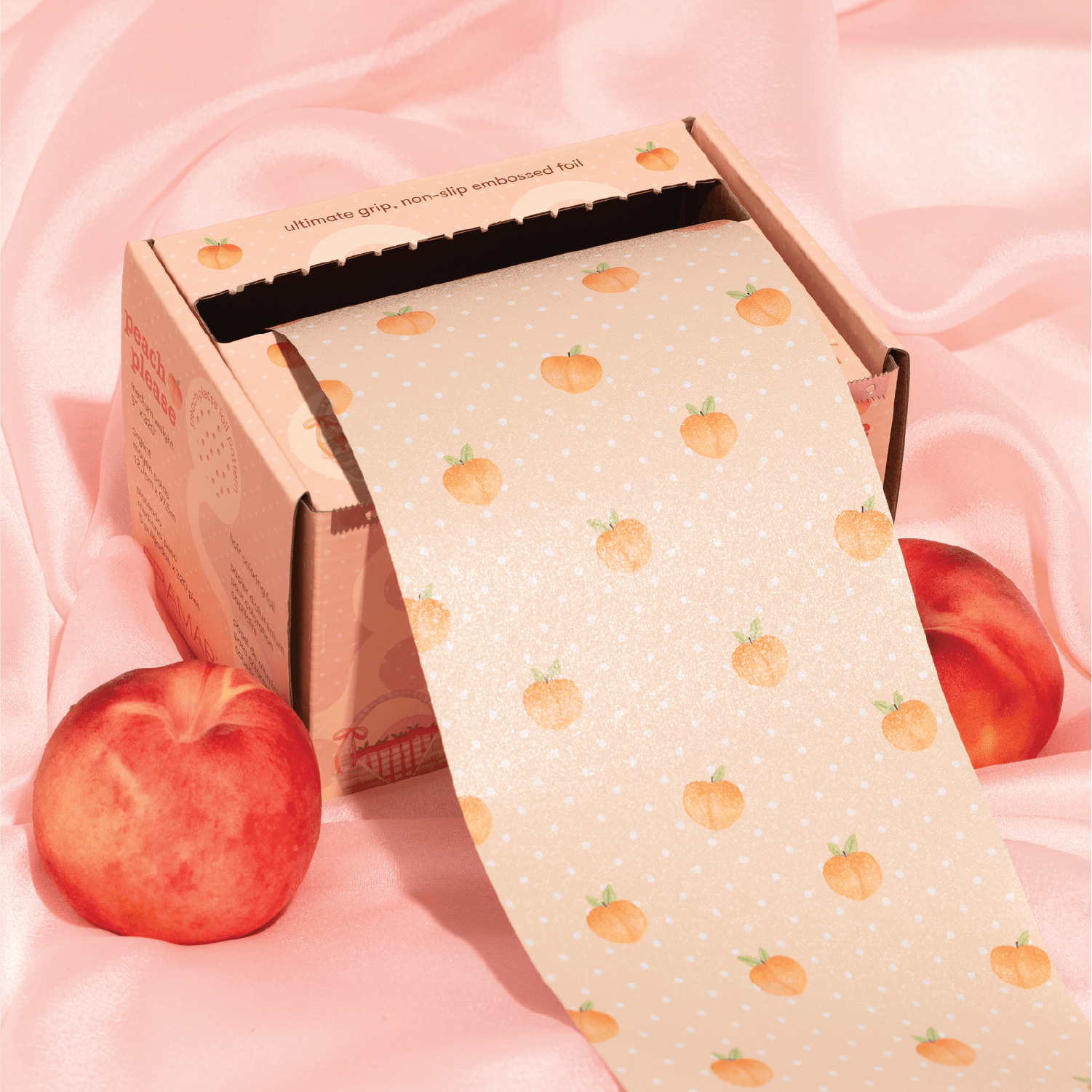 Framar Peach Please Embossed Roll Med 320ft - Limited Edition