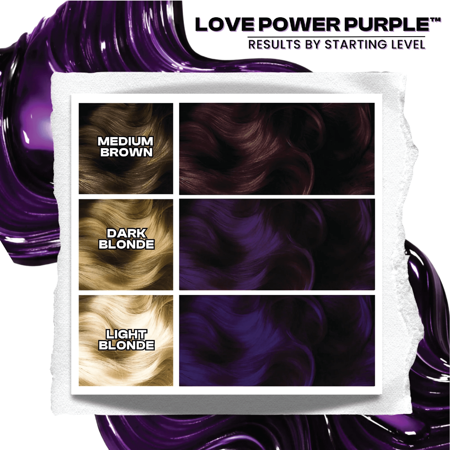 Manic Panic® Inter-GEL-actic™ Hair Color Kit - Love Power Purple™