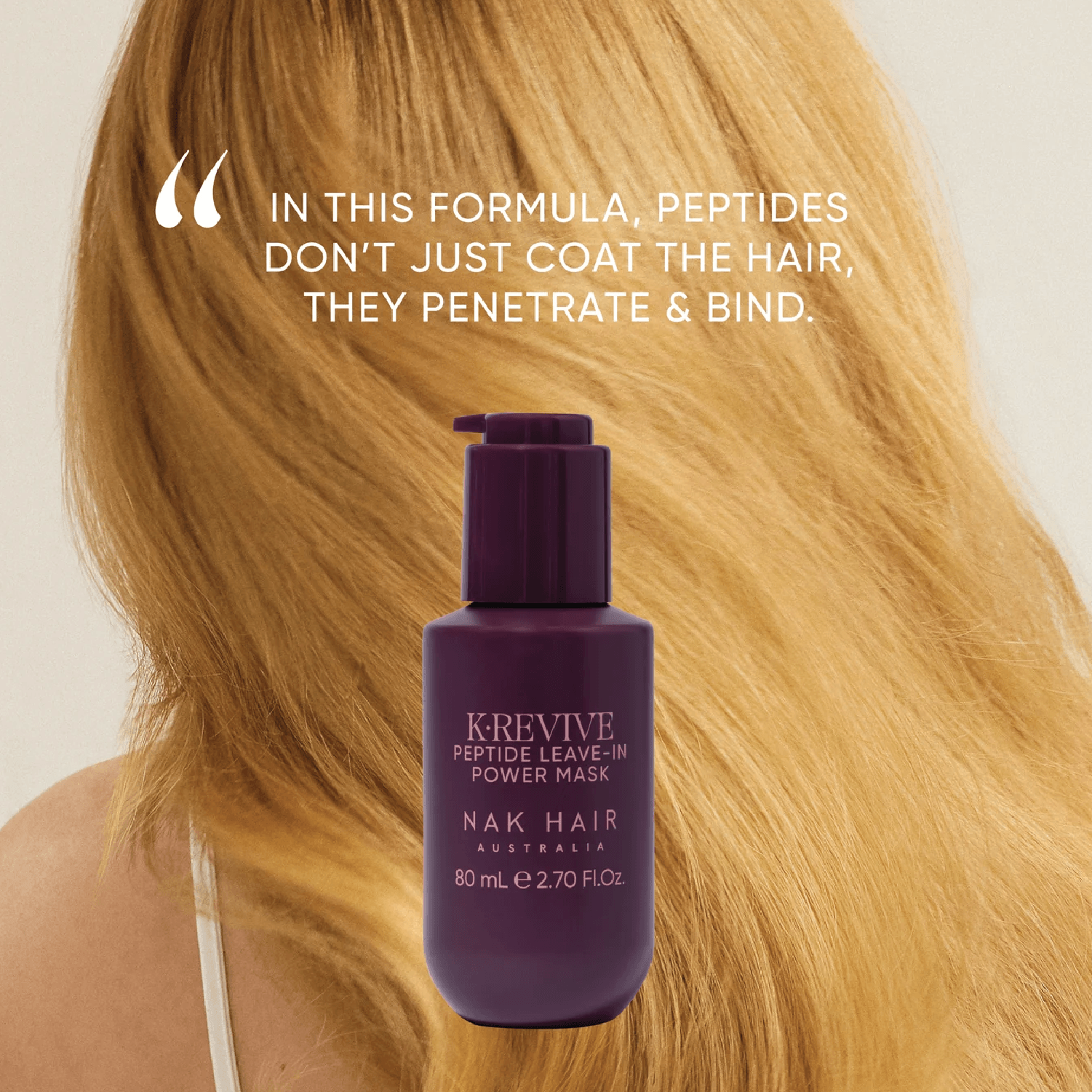 Nak K.REVIVE Peptide Leave-In Power Mask 80ml