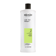 Nioxin System 2 Scalp + Hair Thickening Shampoo For Natural Hair with Progressed Thinning 1 Litre