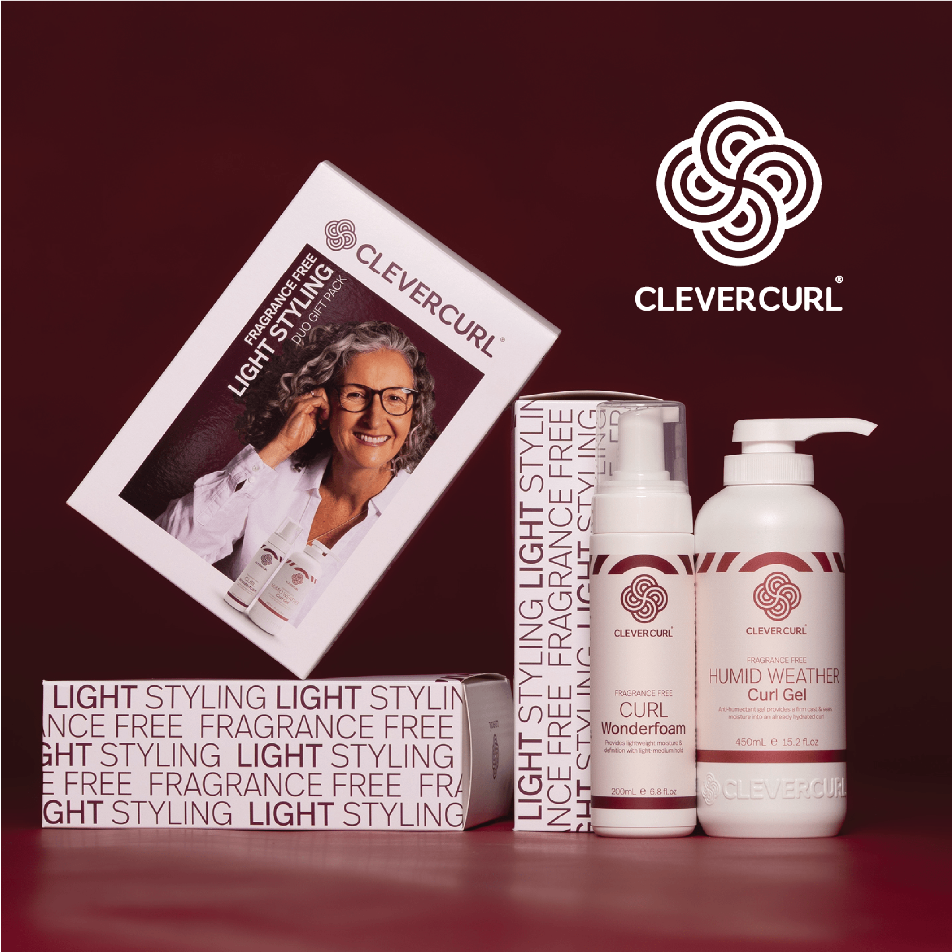 Fragrance Free Clever Curl Light Styling Duo