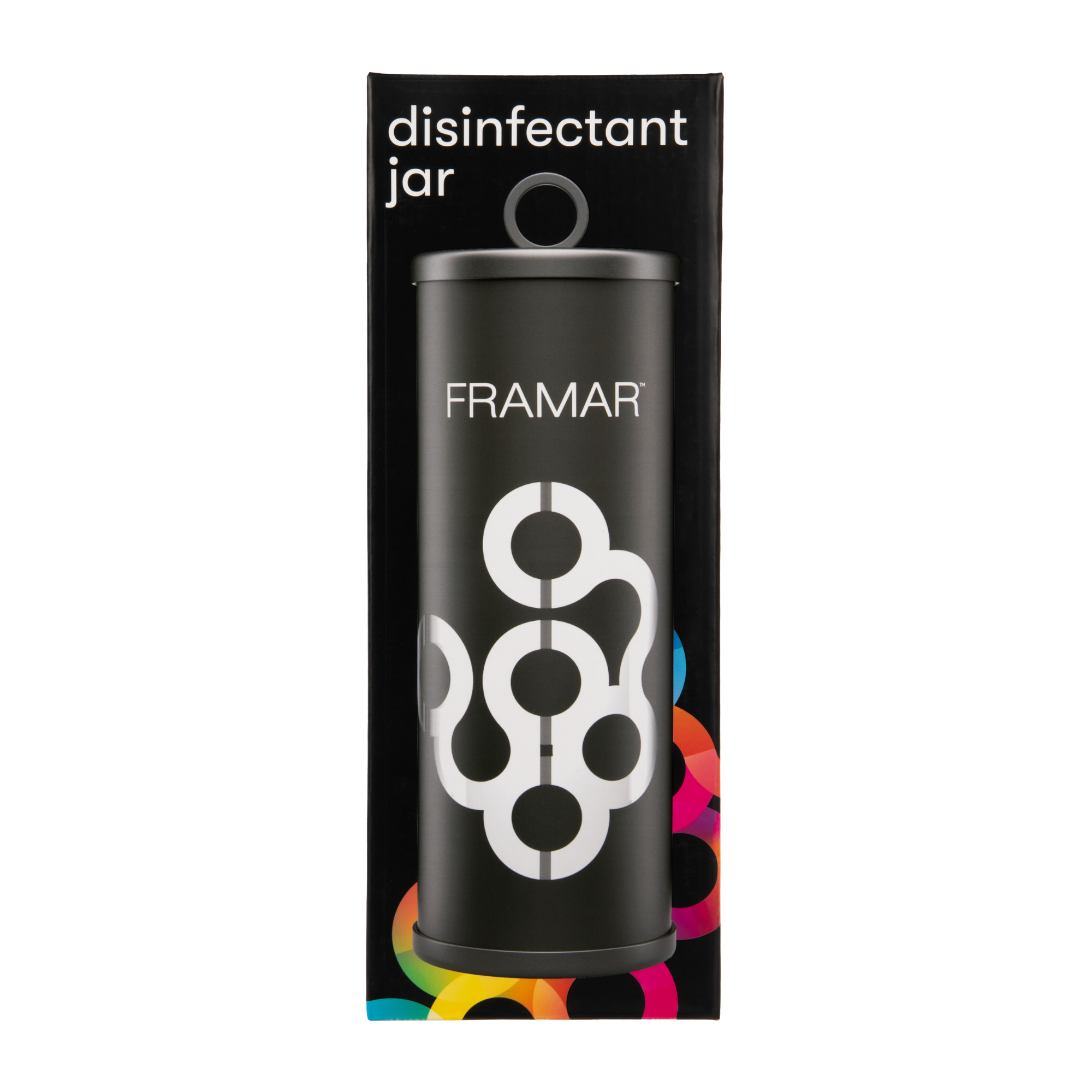 Framar Disinfectant Jar - Matt Black