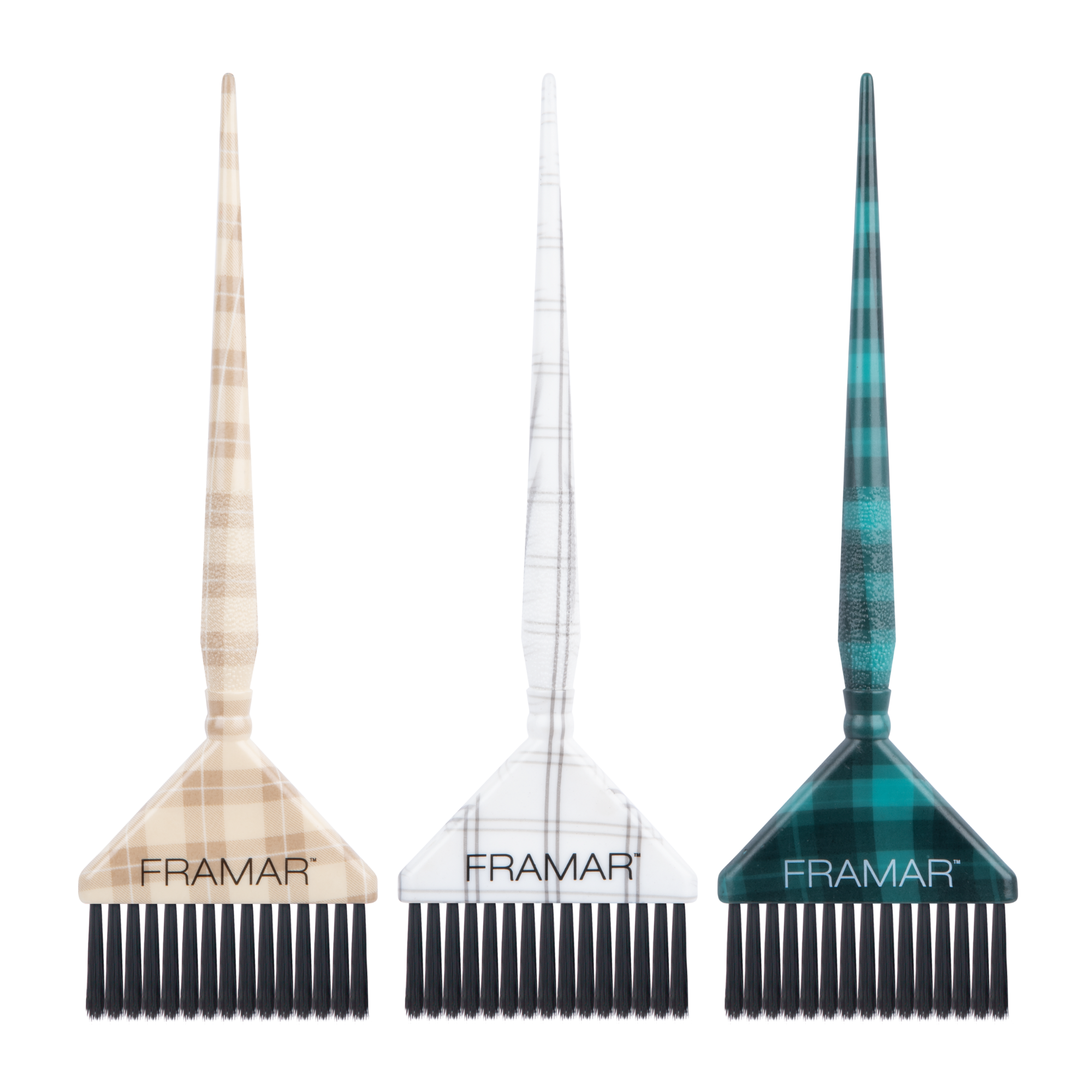 Framar Big Daddy Brush Set - Plaid Hair Day - Limited Edition