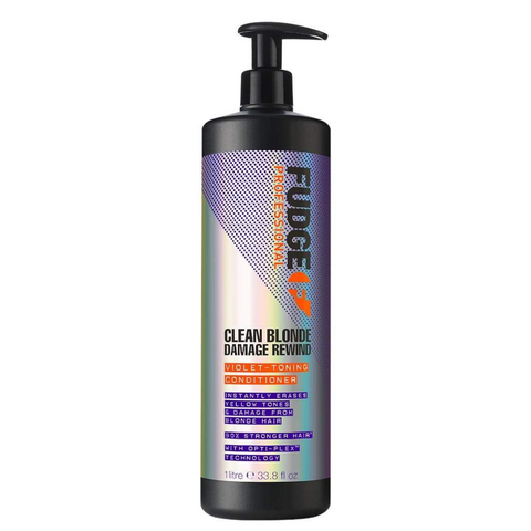 Fudge Clean Blonde Damage Rewind Violet Toning Conditioner Litre *