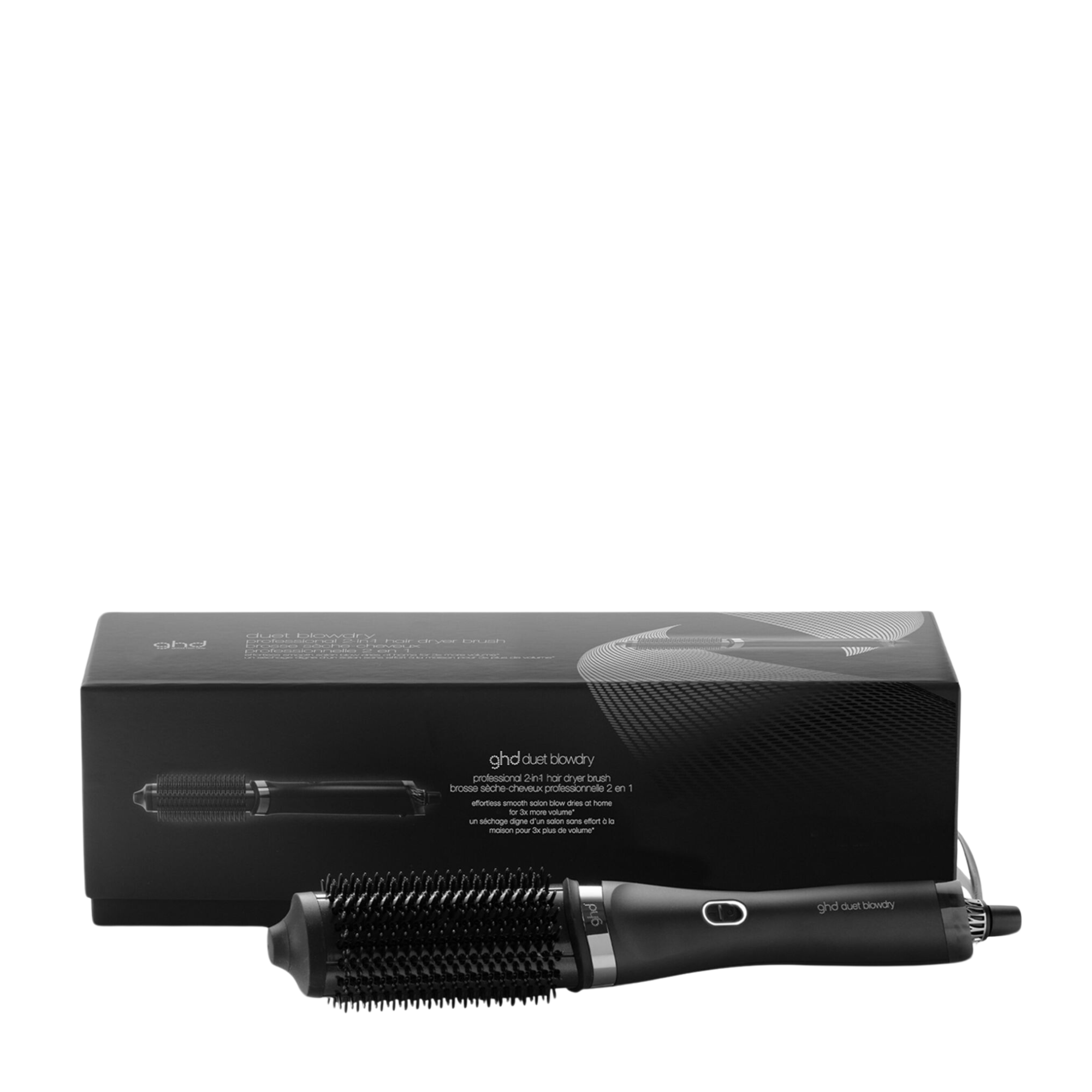ghd Duet Blowdry Hair Dryer Brush - Black