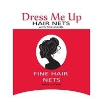 Dress Me Up Fine Hair Net 2 Pack Dark Brown