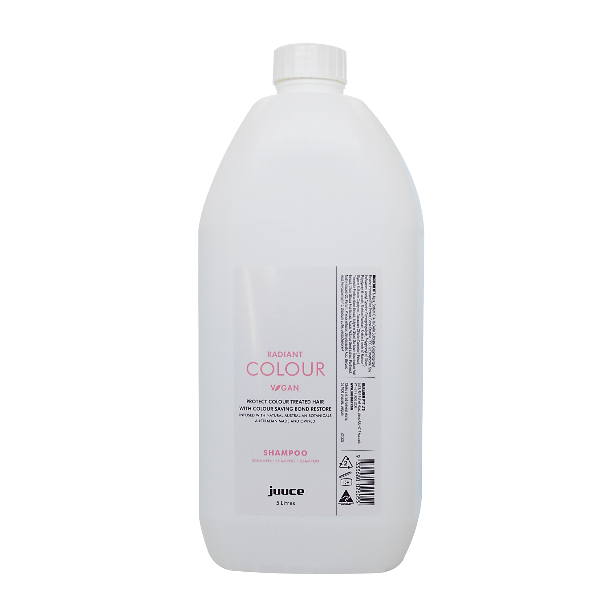 JUUCE Radiant Colour Shampoo 5 Litre