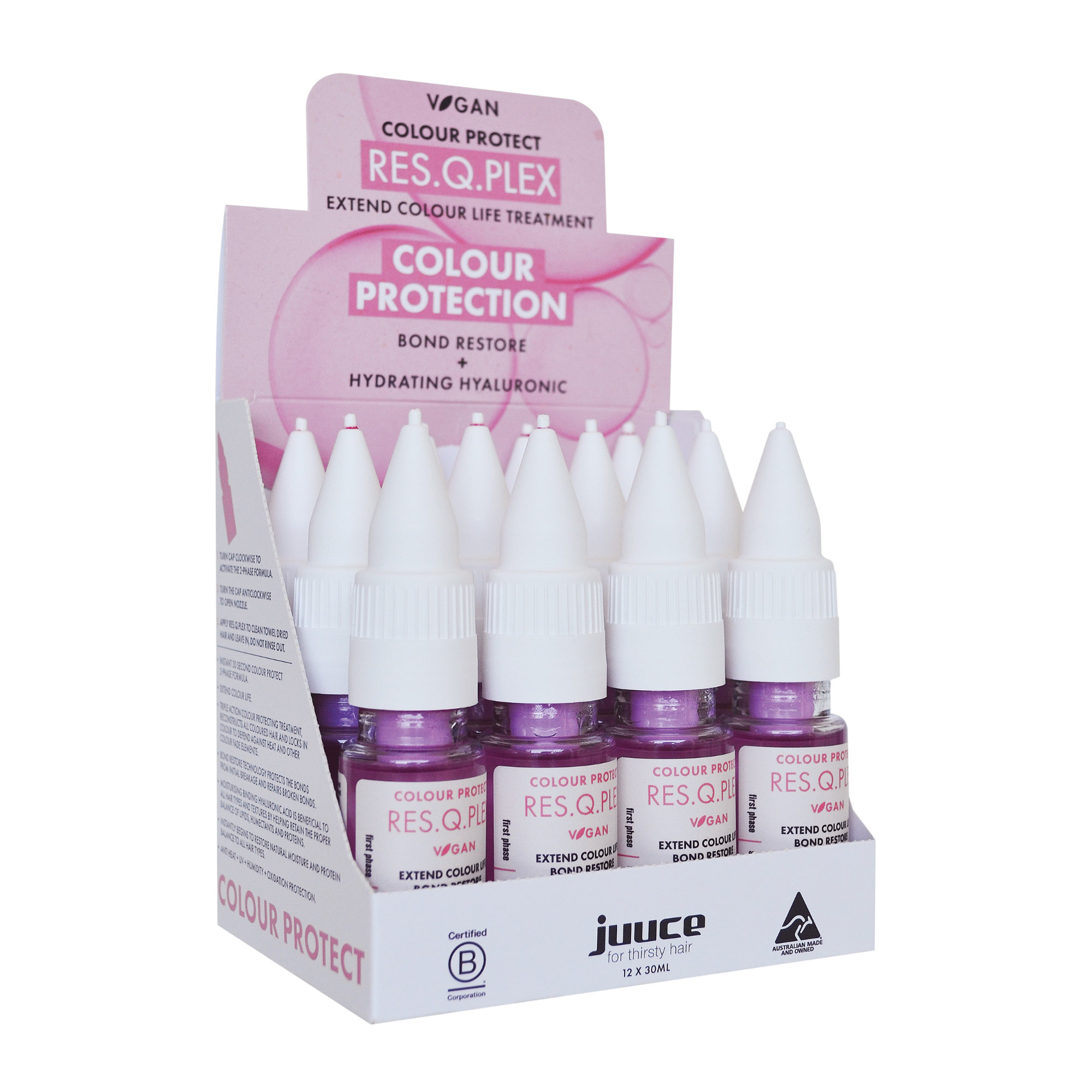 JUUCE Res.Q.Plex Colour Treatment 30ml Box of 12