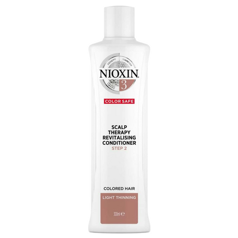 Nioxin System 3 Scalp Therapy Revitalising Conditioner 300ml For Coloured Hair With Light Thinning *