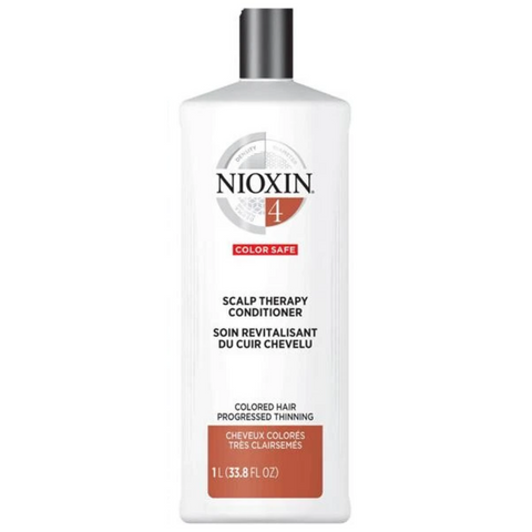 Nioxin System 4 Scalp Therapy Revitalising Conditioner 1 Litre For Coloured Hair With Progressed Thinning *