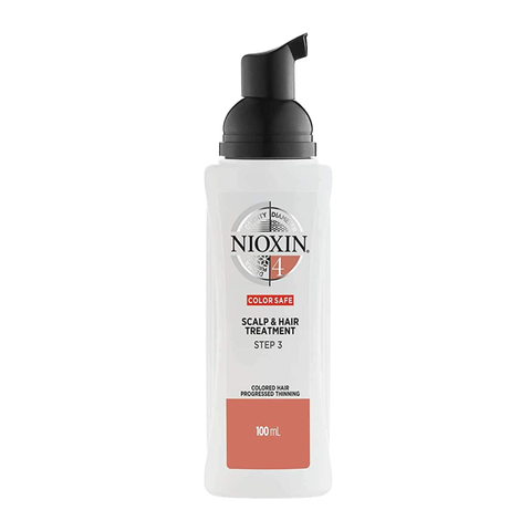 Nioxin System 4 Scalp & Hair Treatment 100ml For Coloured Hair With Progressed Thinning *