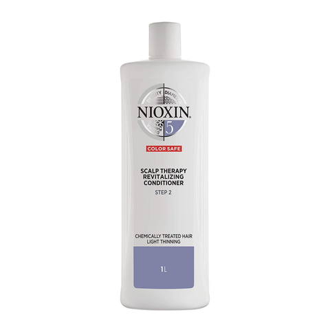 Nioxin System 5 Scalp Therapy Revitalising Conditioner 1 Litre For Chemically Treated Hair With Light Thinning *