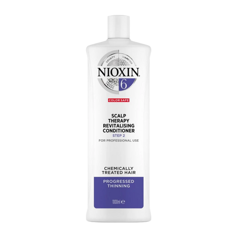 Nioxin System 6 Scalp Therapy Revitalising Conditioner 1 Litre For Chemically Treated Hair With Progressed Thinning *