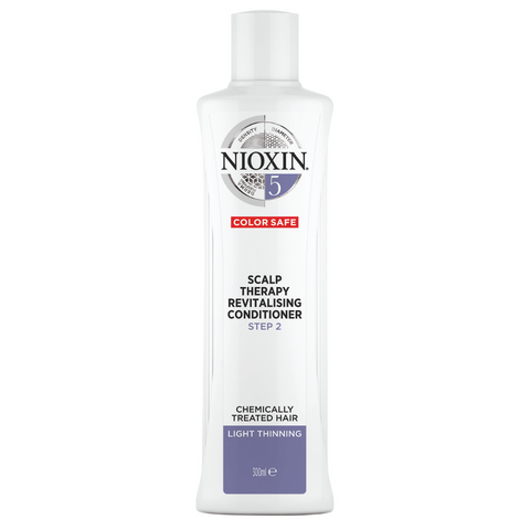 Nioxin System 5 Scalp Therapy Revitalising Conditioner 300ml For Chemically Treated Hair With Light Thinning *