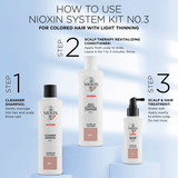 Nioxin System 3 Trial Kit For Coloured Hair With Light Thinning *