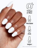 OPI xPRESS/ON Instant Gel-Like Salon Manicure - Alpine Snow - Classic