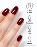 OPI xPRESS/ON Instant Gel-Like Salon Manicure - Malaga Wine - Classic